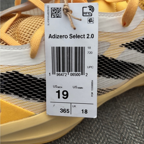 Adidas Adizero Select 2.0 Men’s Sz 19 Basketball Shoes Sneakers New - Picture 13 of 13